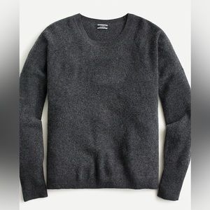 Cashmere crewneck boyfriend sweater